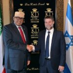 Israeli Finance Minister Bezalel Smotrich with President Abdirahman Mohamed Abdullahi Irro