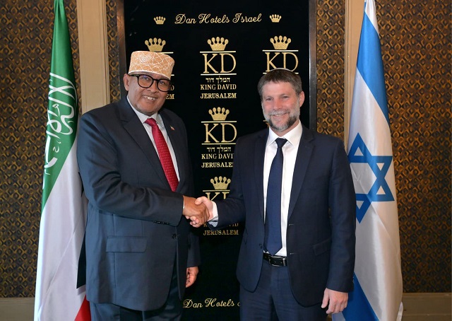 Israel Finance Minister Pledges Support to Somaliland in Overcoming Global Banking Barriers During Historic Jerusalem Meeting. 9 Israeli Finance Minister Bezalel Smotrich with President Abdirahman Mohamed Abdullahi Irro