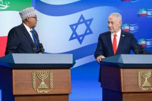 PM of Israel and President of Somaliland a Joint delivered statements on cooperation of two states