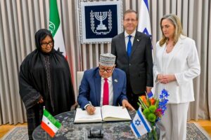 Somaliland President Irro Makes Historic Visit to Israel After Recognition. 13 President Irro