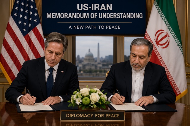 US-Iran Memorandum of Understanding Signals Possible End to War, Raises Hopes for Regional Stability. 9 us and iran